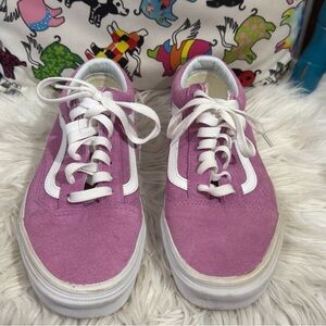 Vans Old Skool suede 7 men 8.5 women sneakers